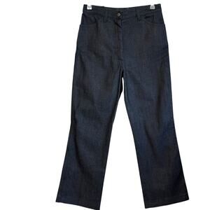 A_Plan_Application Dark Denim Jeans Size 29 Wide Leg Cotton/Elastane Stretchy